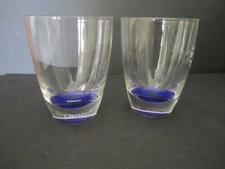 Copos Ciroc Vodka Rocks azul cobalto fundo gravado ponderado Itália, usado comprar usado  Enviando para Brazil