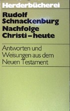 Nachfolge christi schnackenbur gebraucht kaufen  Koblenz