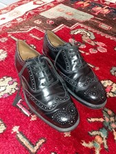 Clarks black leather for sale  CLYNDERWEN