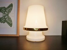 Lâmpada de cogumelo sueca vintage, vidro branco, era espacial, design escandinavo comprar usado  Enviando para Brazil