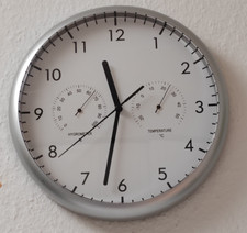 Wanduhr quartz thermometer gebraucht kaufen  Gera
