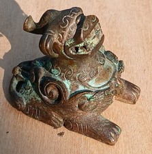 Bronze foo dog gebraucht kaufen  Engen
