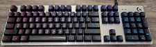 Teclado mecânico para jogos Logitech G513 prata com fio RGB Romer-G teclas táteis comprar usado  Enviando para Brazil