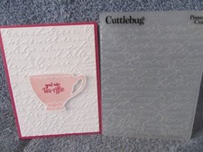 Cuttlebug script embossing for sale  Auburn