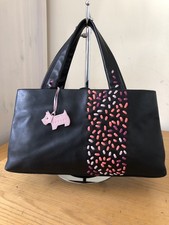Radley black leather for sale  NOTTINGHAM