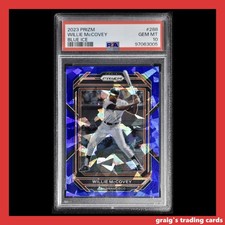 2023 Prizm Blue Ice Willie McCovey #288 PSA 10 GEM-MT, usado comprar usado  Enviando para Brazil
