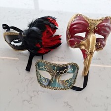Three venetian carnival for sale  CALDICOT