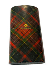 ANTIGA VESTA DE MADEIRA TARTAN TARTAN CALEDÔNIA VITORIANA? CAIXA DE AGULHA DE COSTURA? comprar usado  Enviando para Brazil