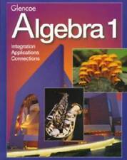 Glencoe algebra integration for sale  Montgomery