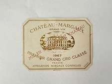 Etiquette Chateau MARGAUX 1967 Margaux Wine Label Weinetikett comprar usado  Enviando para Brazil