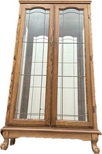 Oak curio cabinet for sale  Simi Valley