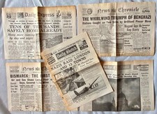 Historical wwii newspapers for sale  RUSHDEN