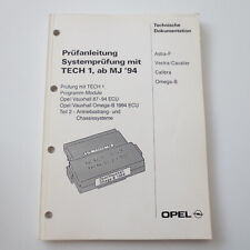 Werkstatthandbuch Opel Astra Vectra Prüfanleitung Systemprüfung mit TECH1 ab '94 comprar usado  Enviando para Brazil