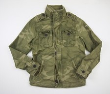 Jaqueta Abercrombie & Fitch Masculina Média Verde Camuflagem Casaco de Campo Militar Utilitário comprar usado  Enviando para Brazil