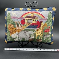 Travesseiro vintage bordado Arca de Noé comprar usado  Enviando para Brazil
