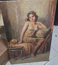Dipinto olio antico usato  Napoli