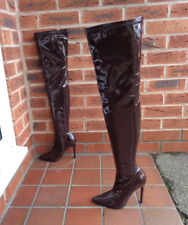 Brown shiny latex for sale  DAVENTRY