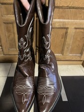 Brown cowboy boots for sale  LONDONDERRY