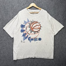 Camisa masculina vintage Orlando Magic XL cinza anos 90 NBA basquete esportes Salem comprar usado  Enviando para Brazil