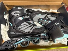 Usado, Rollerblade Zetrablade Feminino Adulto Fitness Skate Inline, Tamanho 10 - Preto/Azul comprar usado  Enviando para Brazil