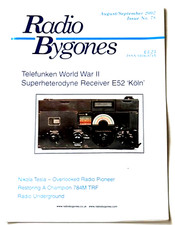 Radio bygones aug for sale  UK