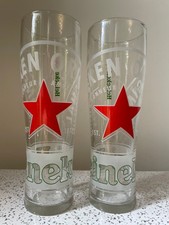 Heineken pint glasses for sale  SKEGNESS