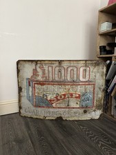 Antique metal sign for sale  ST. LEONARDS-ON-SEA