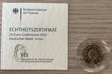Goldmünze euro 2012 gebraucht kaufen  Hamburg