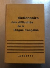 Dictionnaire difficultés lang d'occasion Dictionnaire difficultés lang d'occasion  Paris I