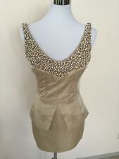 Abendkleid beige couture gebraucht kaufen  Hamburg