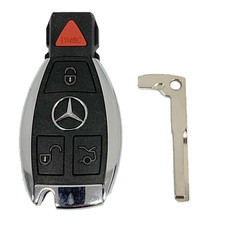 Controle remoto Mercedes Benz fabricante de equipamento original + inserção de chave sem cortes IYZDC07 DC10 DC11 DC12 (SHP), usado comprar usado  Enviando para Brazil