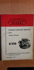 Mwm moteur diesel d'occasion  Bonneval