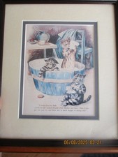 Louis wain framed for sale  SOUTHSEA