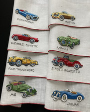 7 vintage napkins cocktail for sale  Long Beach