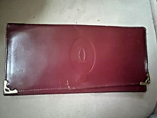 Cartier burgundy leather for sale  WOODFORD GREEN