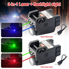 Mira laser ponto vermelho/verde/azul + combo lanterna para pistola Glock 17 19 Taurus G comprar usado  Enviando para Brazil