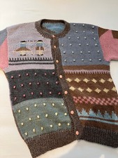 Strickjacke reiner alpakawolle gebraucht kaufen  Bad Bramstedt