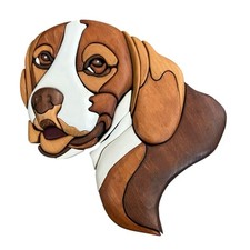Usado, Placa de quebra-cabeça em mosaico arte pendurada parede cabeça de cachorro intársia madeira esculpida rosto de beagle comprar usado Usado, Placa de quebra-cabeça em mosaico arte pendurada parede cabeça de cachorro intársia madeira esculpida rosto de beagle comprar usado  Enviando para Brazil