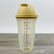 TUPPERWARE Classic Quick Shake Antigo GRAVY SHAKER Misturador de Vestir 16 oz NOVO LIDO comprar usado  Enviando para Brazil