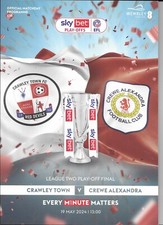 Crawley town crewe for sale  WARE