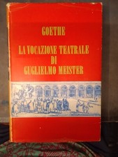 J.w.von goethe vocazione usato  Italia