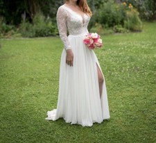 Brautkleid boho 34 gebraucht kaufen  Ingolstadt