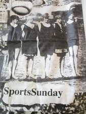 Cortina de chuveiro vintage com estampa de foto em preto e branco tema todos os esportes SPORTS SUNDAY comprar usado  Enviando para Brazil