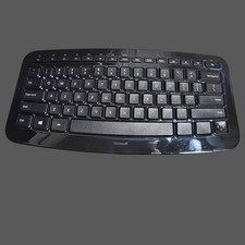 Teclado sem fio Microsoft Arc 1392 preto com dongle USB  comprar usado  Enviando para Brazil