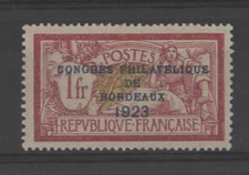 1923 congrès philatélique d'occasion  Marseille V