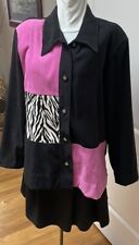Blusa R&K Originals preta mídia mista estampa animal microfibra longa slv tamanho 14 comprar usado  Enviando para Brazil