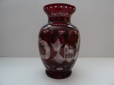Bohemia glas rot gebraucht kaufen  Köln