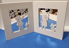 Decoração de parede espelhada corte laser meninas brincando do Brasil Tok e Stok conjunto de 2 comprar usado  Enviando para Brazil
