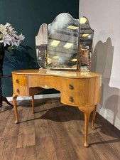 Vintage walnut triptych for sale  WREXHAM