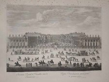 VERSAILLES - Chasteau Royal Versailles cour - Silvestre - Calcographie Louvre comprar usado  Enviando para Brazil